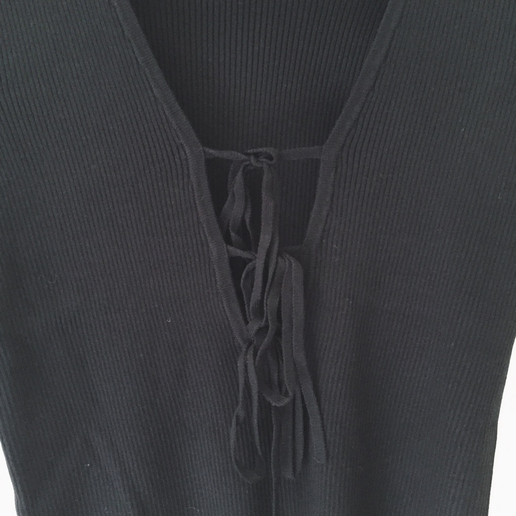 New | Kendall & Kylie | Short Sleeve Ribbed Top Medium — image 4 of 5
